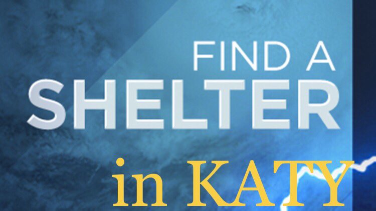 KatyMagazine's tweet photo. RT ‼️A list of places Katy families can go to for shelter: https://t.co/KQne8ljlew. https://t.co/KUgc1cbXOd