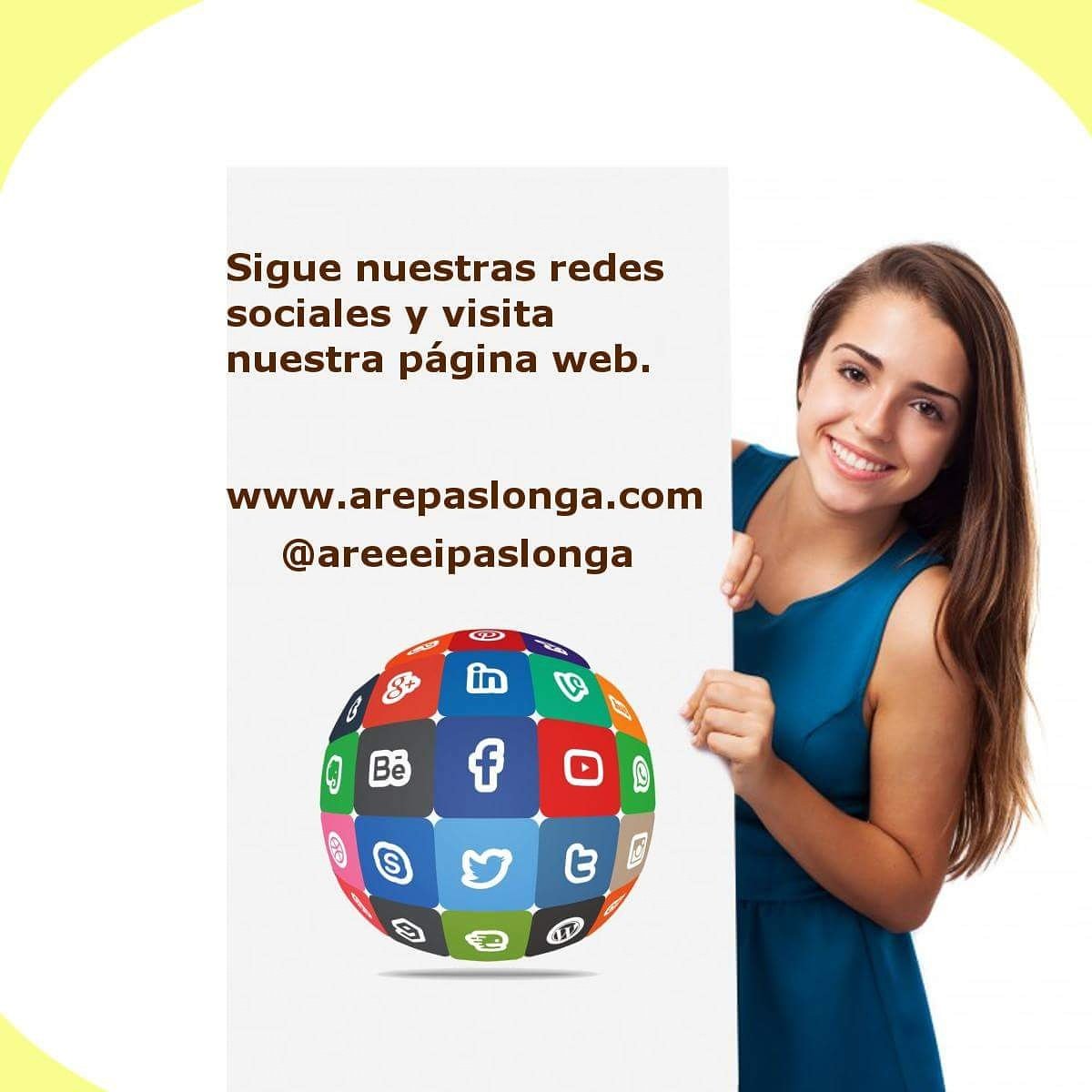areeeipaslonga's tweet photo. Que esperas para seguirnos por nuestras redes sociales @areeeipaslonga  #felizviernes  #arepaslonga https://t.co/uJQ9i6krvQ