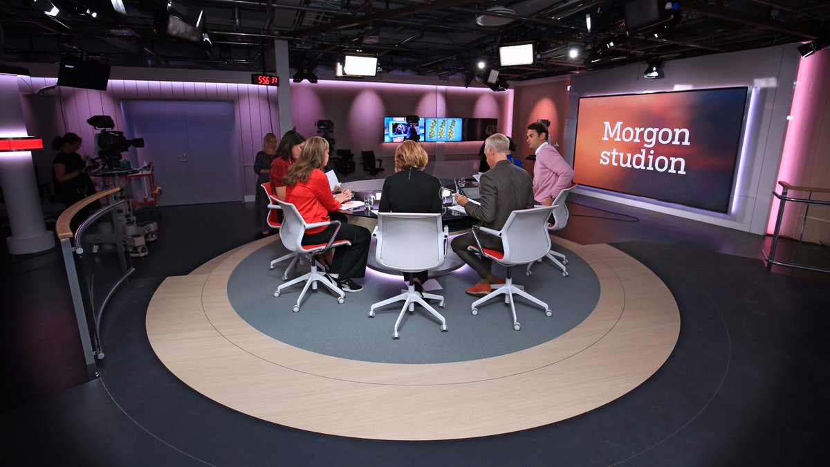 Nu är SVT:s Morgonstudion i full gång - se den här: svt.se/nyheter/inrike… #svtmorgonstudion #svtnyheter