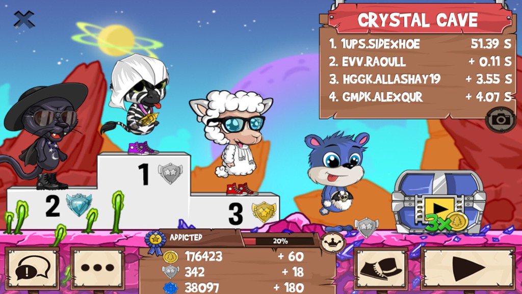 ogXsideXhoe's tweet photo. Lit af gg ๐ฅ #funrun2 #Ra0ull #allashay19 #AlexQur https://t.co/0fR5HSiTj0