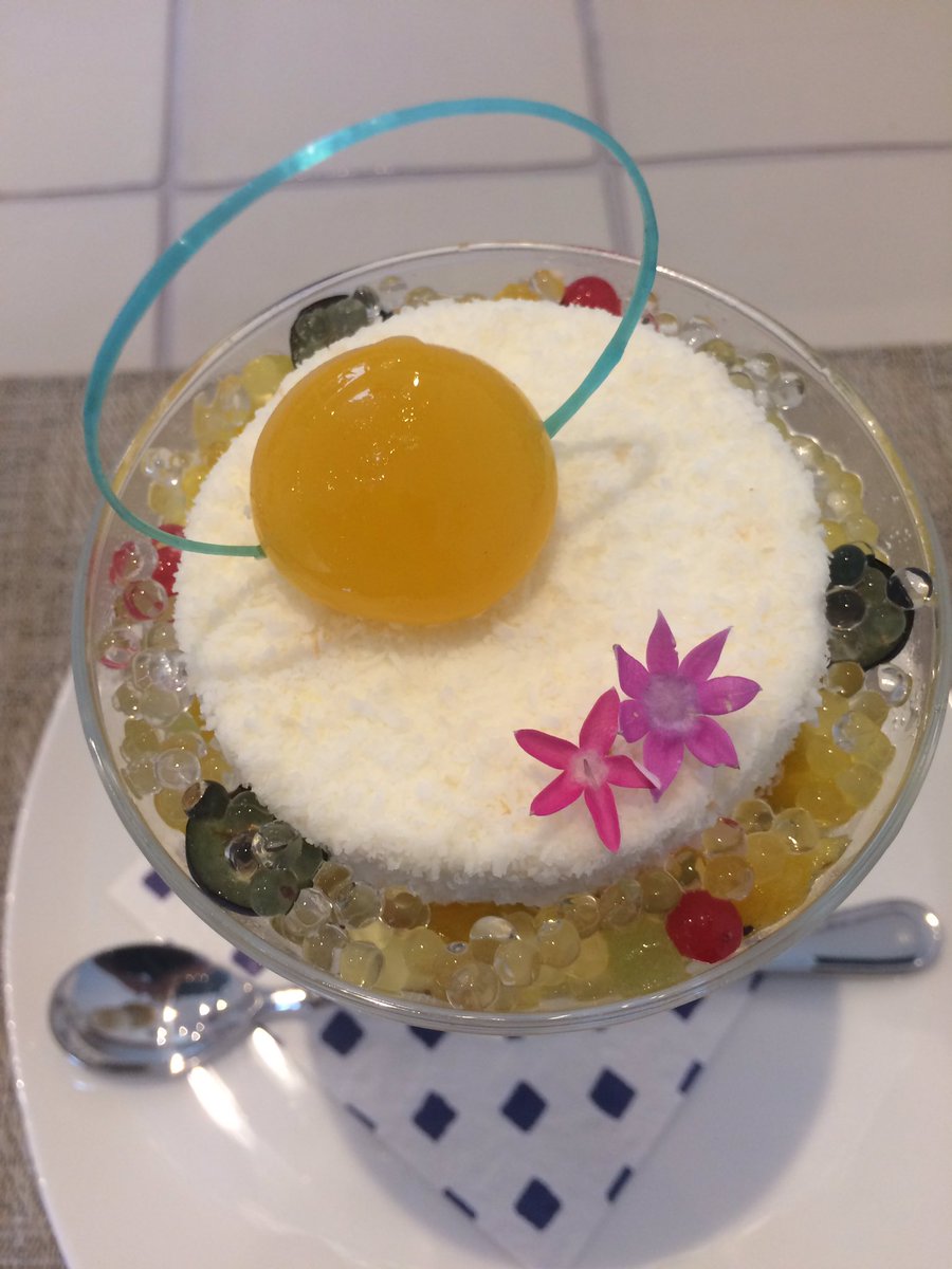 斧屋 おのや على تويتر パッションのウォーターボールを潰して パッションソースをクレームダンジュと絡めて食べる と マンゴーソルベ トロピカルフルーツ そしてエキゾチックスパイスのジュレがじんじんと攻めて来ますよ 最後にココナッツアイス これは 斧屋 おのや على تويتر パッションのウォーターボールを潰して パッションソースをクレームダンジュと絡めて食べる と マンゴーソルベ トロピカルフルーツ そしてエキゾチックスパイスのジュレがじんじんと攻めて来ますよ 最後にココナッツアイス これは