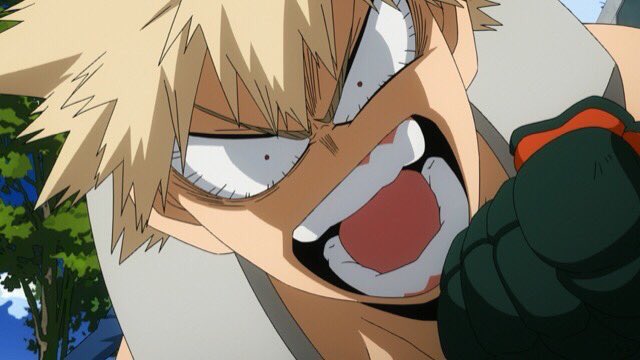 Bakugou yelling at you be thankful