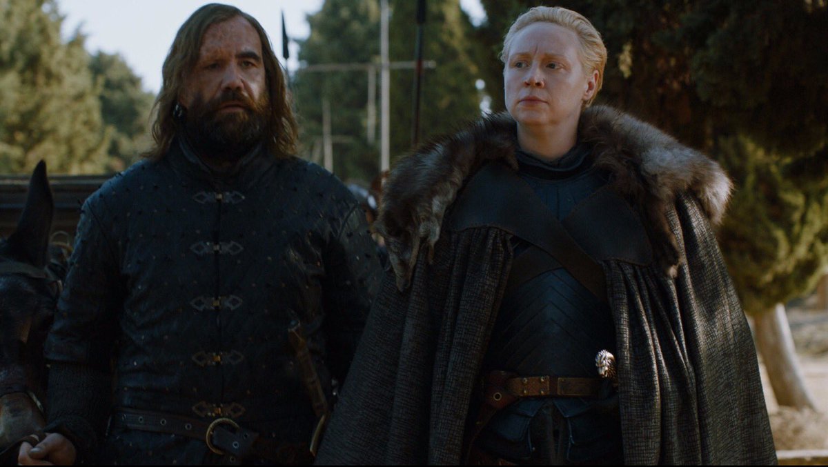 moonbeambunny's tweet photo. Watching The Hound and Brienne have a proud parenting moment in #GameOfThones gave me the feels #proudparents https://t.co/p3EHEG18Y6