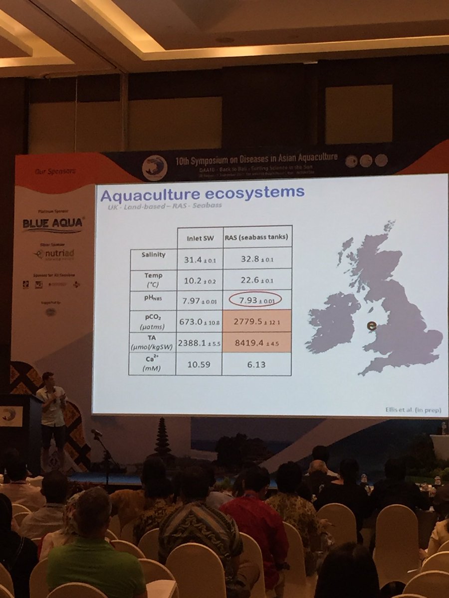 Water quality and sustainability of intensive Aquaculture from <a href="/robedulis/">Robert Ellis</a> of <a href="/UniofExeter/">University of Exeter</a> #DAA10