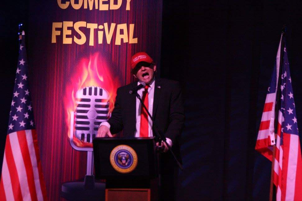 Jonas_Holt's tweet image. As #Trump at DYRSL on Sat
#DonaldTrumpImpersonator