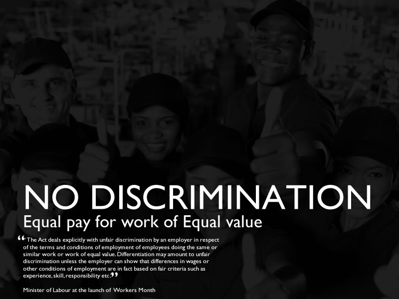 deptoflabour's tweet photo. Good morning, did you know that employees doing the same or similar work or work of equal value should be paid equally- #nodiscrimination https://t.co/IXpvXcCZqd