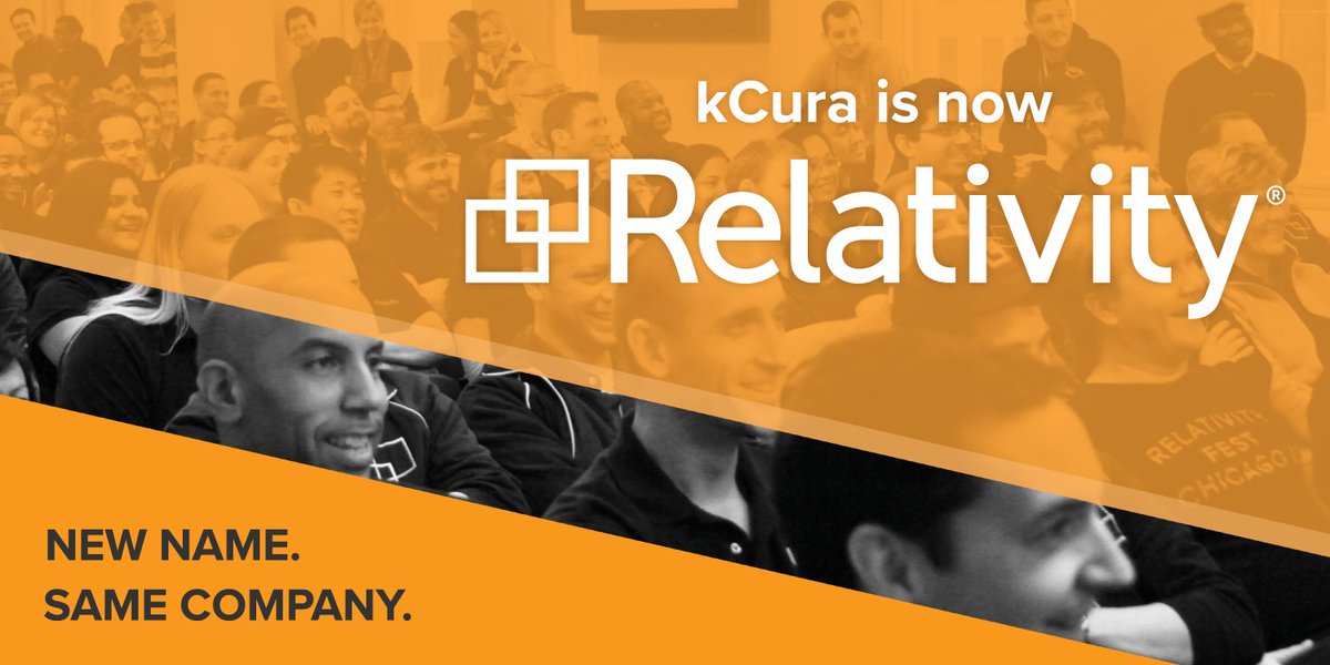 RelativityHQ's tweet photo. kCura to Relativity: Why We Changed Our Name: https://t.co/FsxKErNltW #kCura #Relativity #ediscovery #legaltech https://t.co/07lrHzNAeB