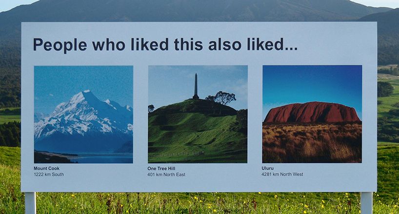 elluba's tweet photo. Recommender systems out in the real world: internet suggestions are put on signs in pastoral settings https://t.co/9gGQ5EsXCG #RecSys https://t.co/l5BvFjQwie
