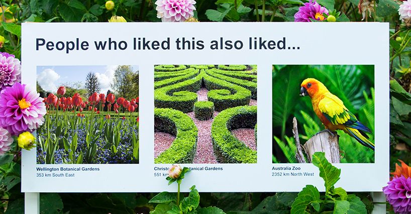 elluba's tweet photo. Recommender systems out in the real world: internet suggestions are put on signs in pastoral settings https://t.co/9gGQ5EsXCG #RecSys https://t.co/l5BvFjQwie