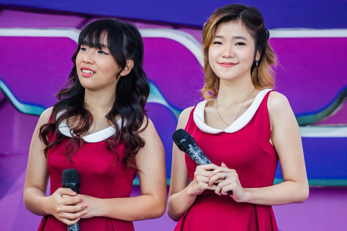 Christabel Gavrila &amp; Clarensia Shieren at INBOX SCTV