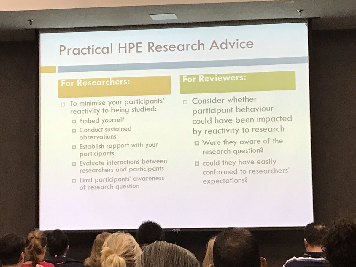 drkimnz's tweet photo. Useful tips about minimising the Observer/Hawthorne effect in MedEd research from Gary Sutkin #3L2 #AMEE2017 https://t.co/aajNTQKK4x