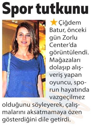 Spor Hayat Tarzım (28.08.2017) #çiğdembatur #cigdembatur <a href="/ACigdemBatur/">Çiğdem Batur</a>