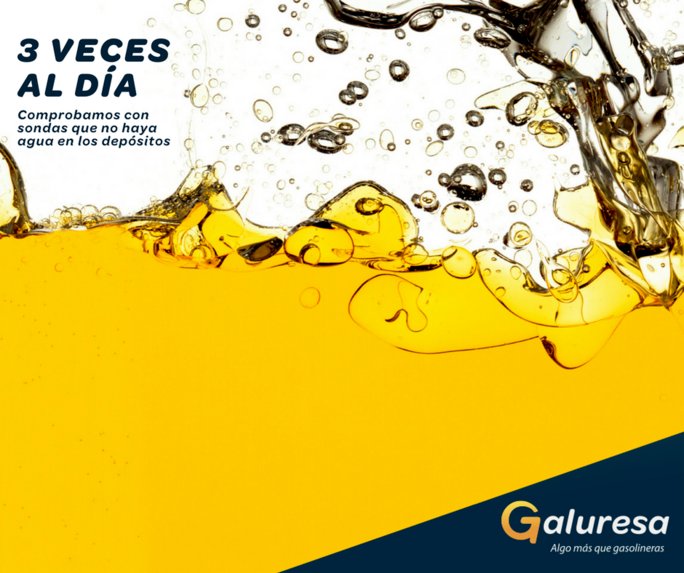 Galuresa's tweet photo. En #Galuresa ofrecemos un carburante garantizado 100% libre de 💦. Revimos 3 veces al día los depósitos con el sistema de #SondasMagnéticas. https://t.co/g8zZsAa9TB
