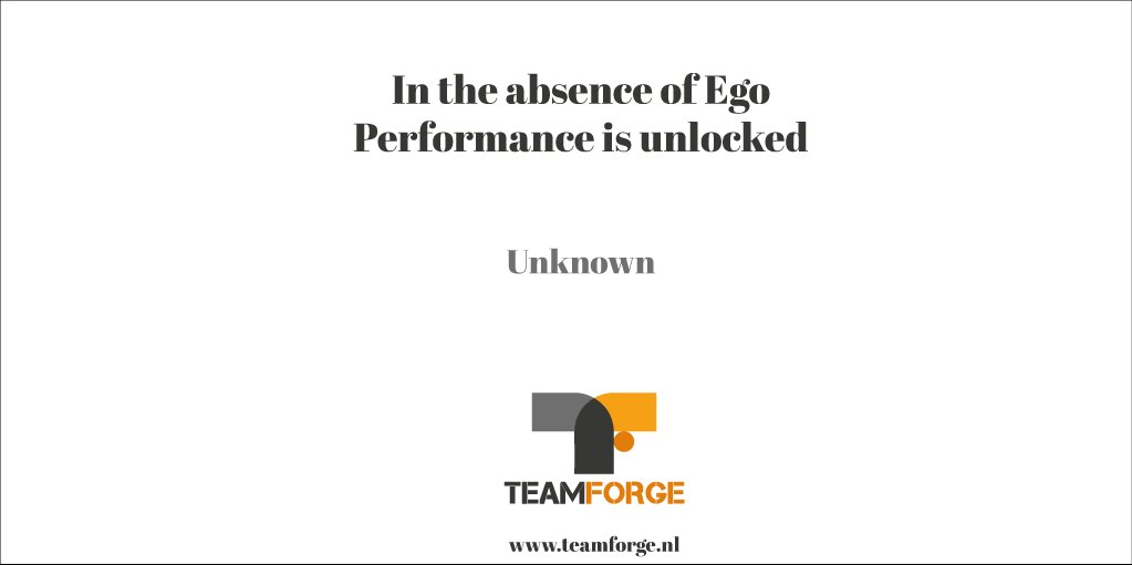 #ego is de grootste team-killer 😈. #connectingstrengths #leadership #leiderschap #maandagmotivatie #mondaymotivation #teamwork #team
