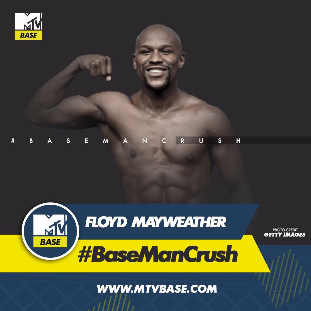 MTVBaseWest's tweet photo. .@floydmayweather is definitely our #BaseManCrush today. Greatest in our generation??? https://t.co/ostaJ5RowB