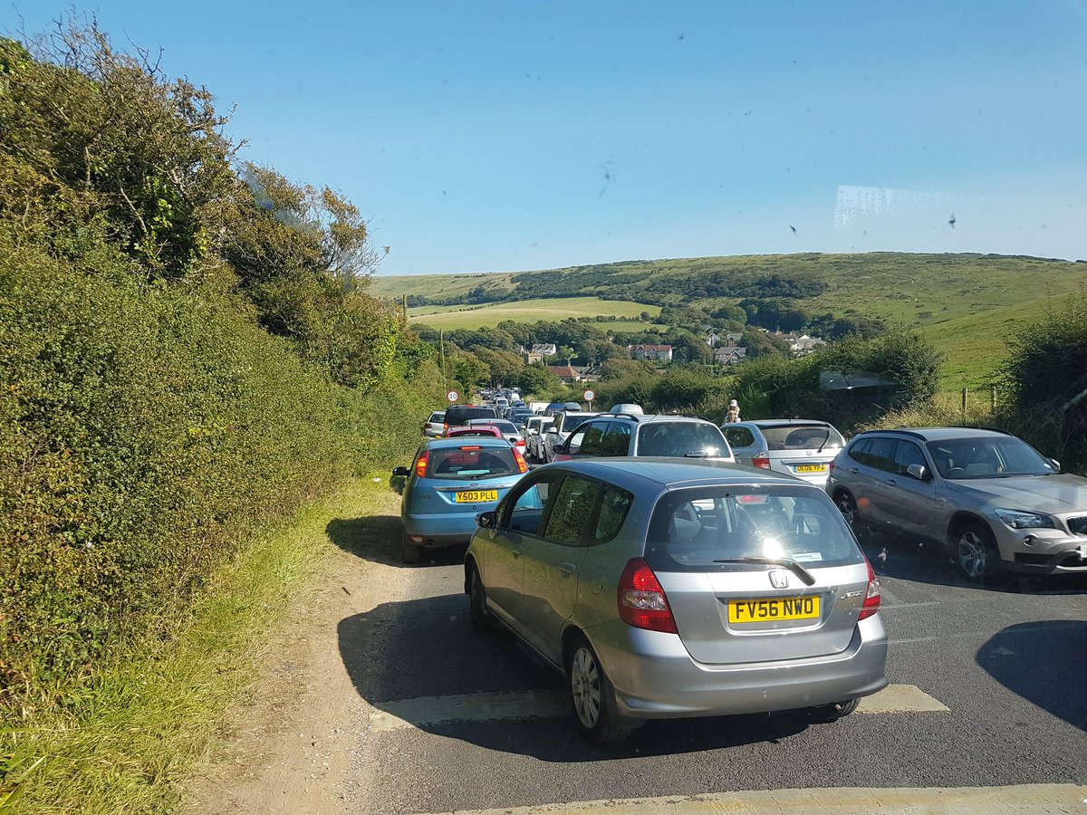 Dreadful Parking at Lulworth hop on to service 30 leaving Weymouth and Swanage at 09.30,11.30,14.30 and 16.30