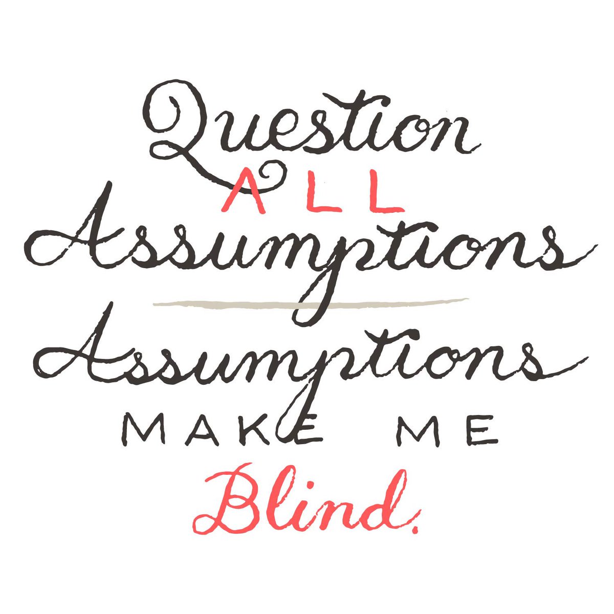 societyoffonts's tweet photo. 243/365
Tonight I learned I made a lot of assumptions that deeply hurt someone I really care about.
#lettering #priceofprivilege https://t.co/GIpXhQCepe