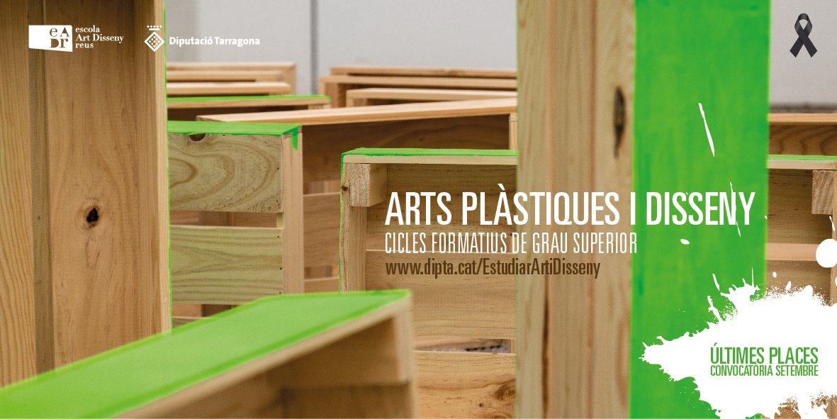 eadreus's tweet photo. Vols estudiar a l'Escola d'Art i Disseny de Reus? últimes places per la convocatòria de setembre! #ArquitecturaEfímera #PIDOD #Infografia3D https://t.co/Nhp2vqjKp5