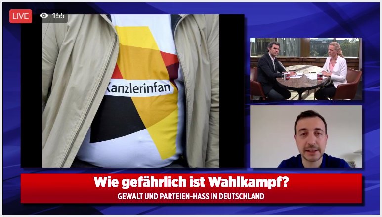 Junge_Union's tweet photo. Jetzt ist unser Vorsitzender @PaulZiemiak bei #BILDdaily zum Thema "Gewalt gegen Wahlkämpfer" https://t.co/1IkUqgAqHO #DieRichtigenFragen https://t.co/GJRnM3Ux9C