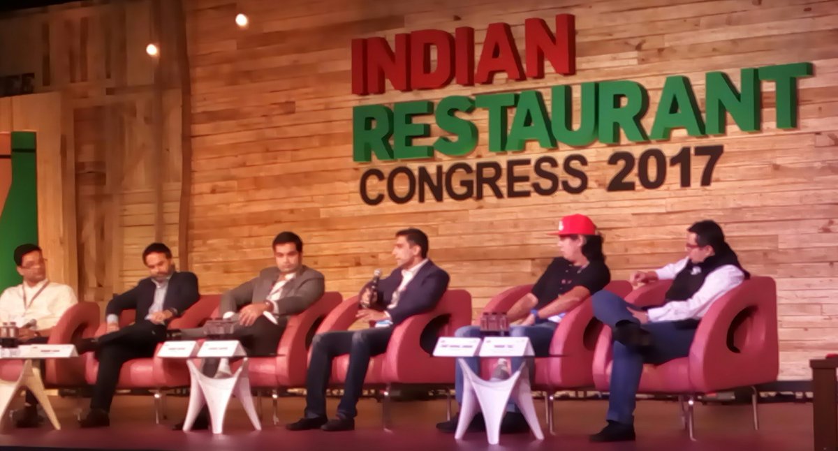 IndianRestCong's tweet photo. "Fun dining is a 60 or 120 minutes of small vacation",  #AshishKapur, Founder, Moods Hospitality #Restaurant2017 https://t.co/Xg86ysQiQB