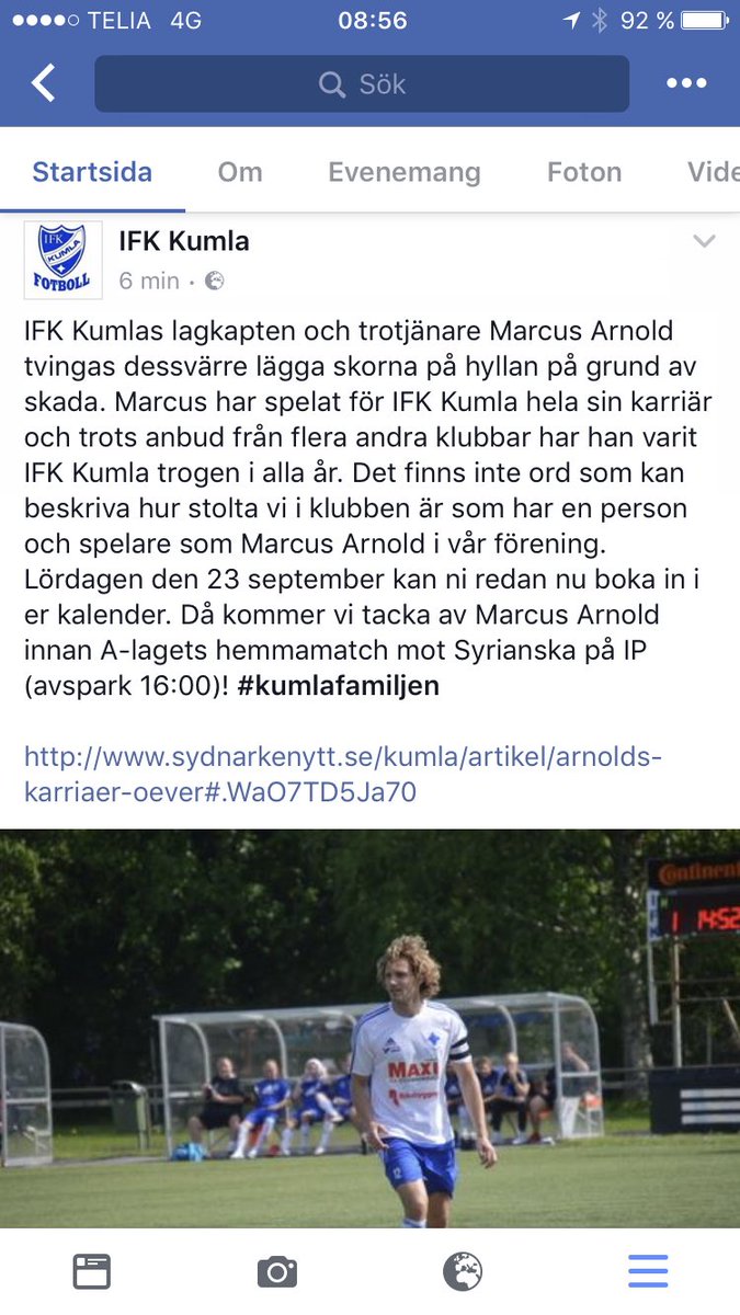 Tack Marcus Arnold <a href="/marnold_12/">Marcus arnold</a> ⚽️⚽️⚪️🔵⚪️🔵 #kumlafamiljen