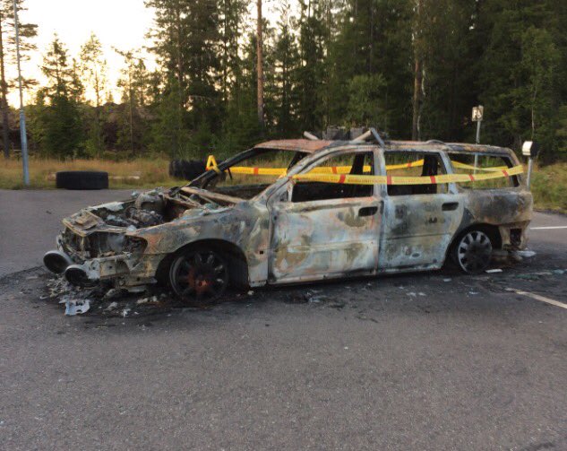 Brandbefälsbil blev uppeldad i Malung-Sälens kommun inatt. Lämna tips till polisen!