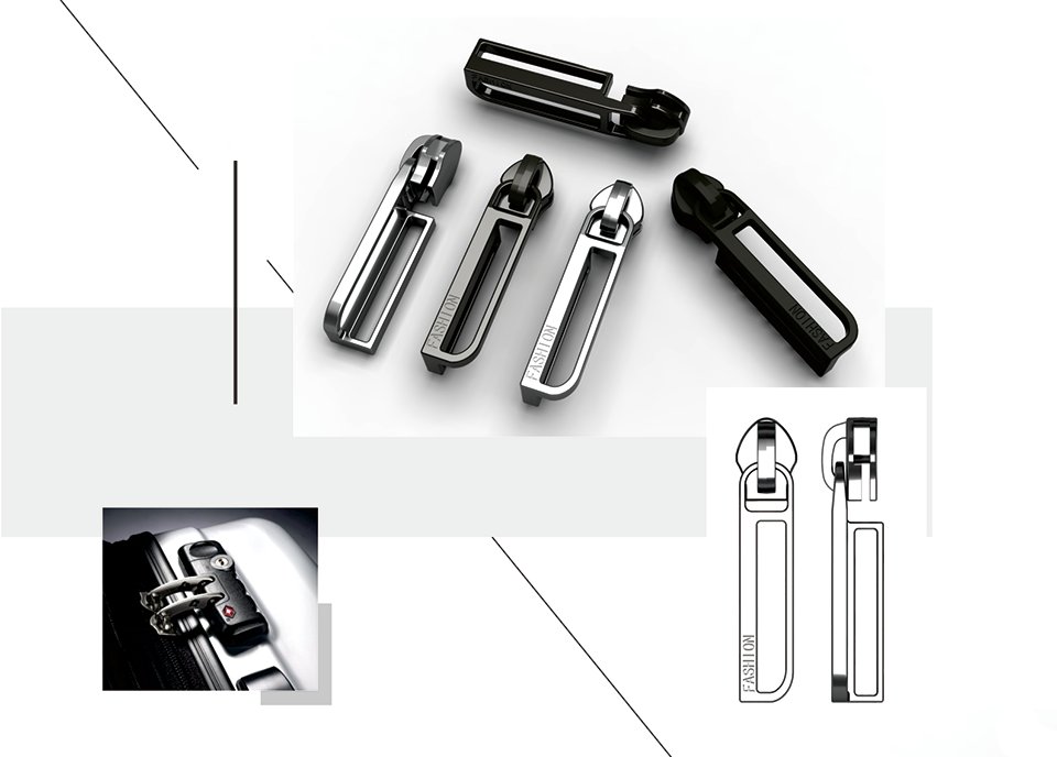 Decorative Zipper Pulls Provider 18SMC027, SBS Zipper