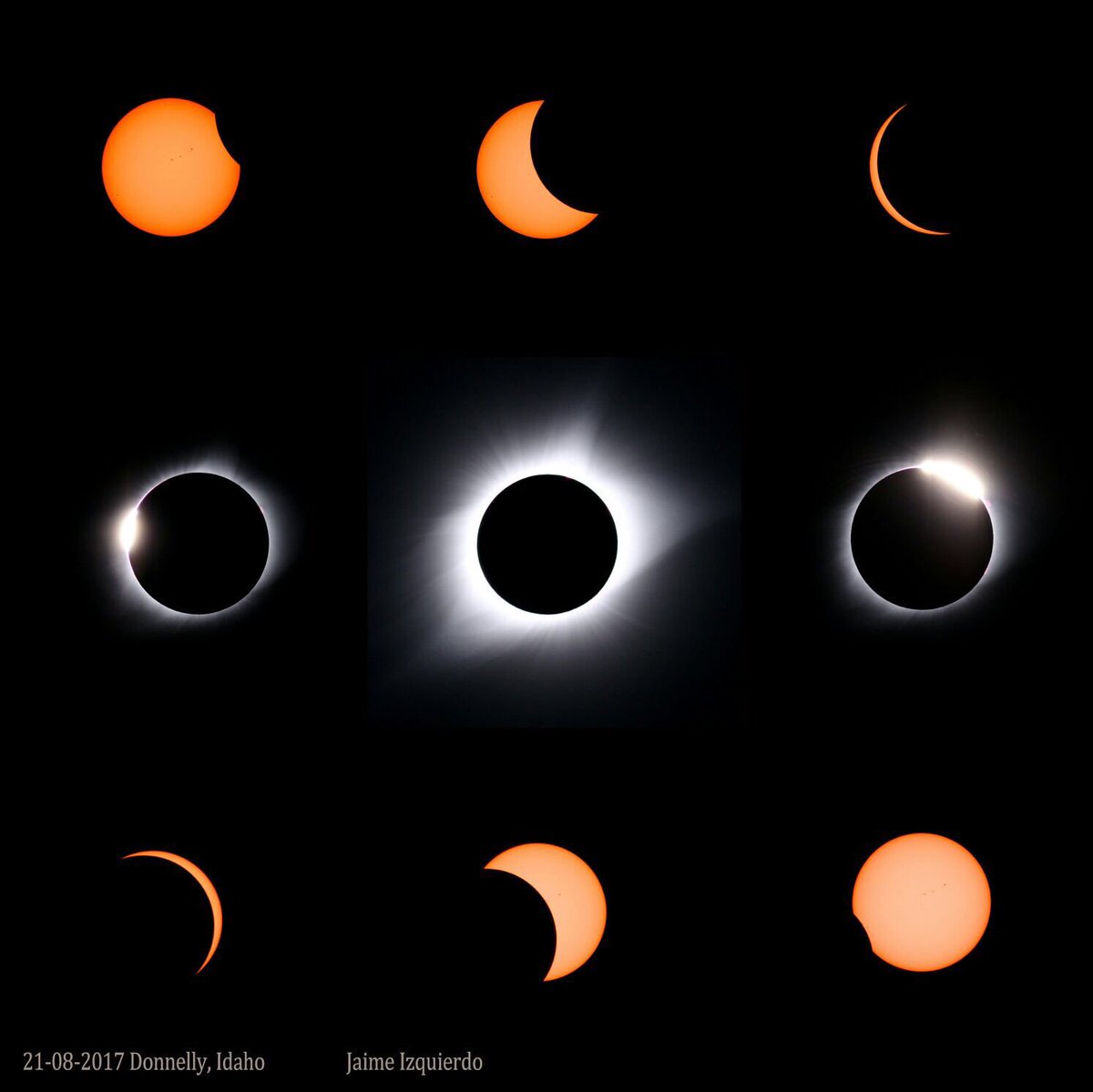 PlanetarioMad's tweet image. #BuenosDías y #FelizLunes
Secuencia del #EclipseSolar2017
desde Lake Cascade #Idaho 🇺🇸
Fotografía: Jaime Izquierdo vía @cefalopodo