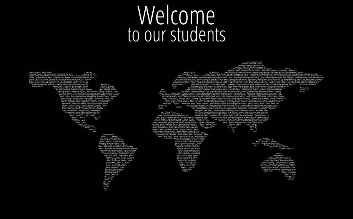 ium_monaco's tweet photo. Find your name on the map! #Welcome #IUM #proud #50nationalities #43countries #newstart #challenge https://t.co/8B8QgGRzlG