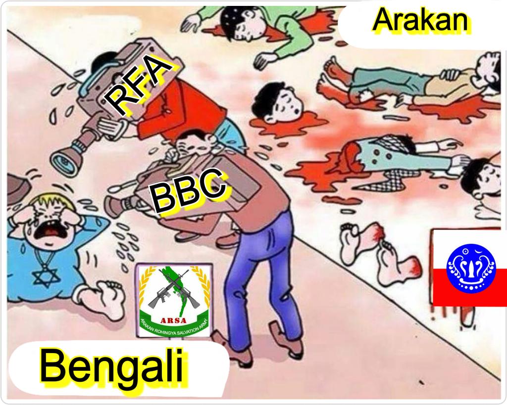 #Stop_Bengali_Terrorists
#Stop_Killing_to_innocent_people
#Stop_Creating_Fake_news
#ARSA_Created_Fake_religion
#No_Rohingya_in_Myanmar