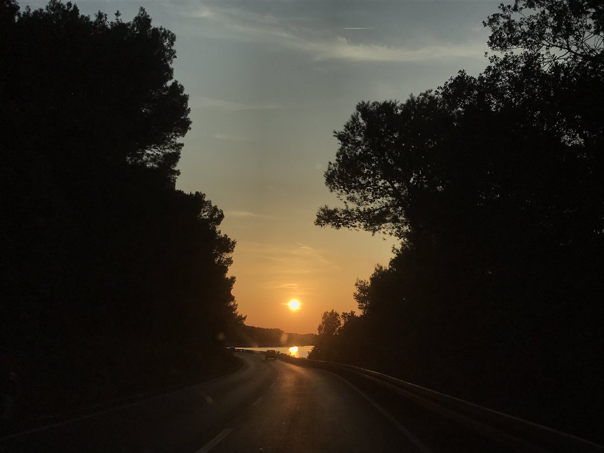 There's a light at the end of the road. #croatia #sunset #travel #bankholidayweekend
