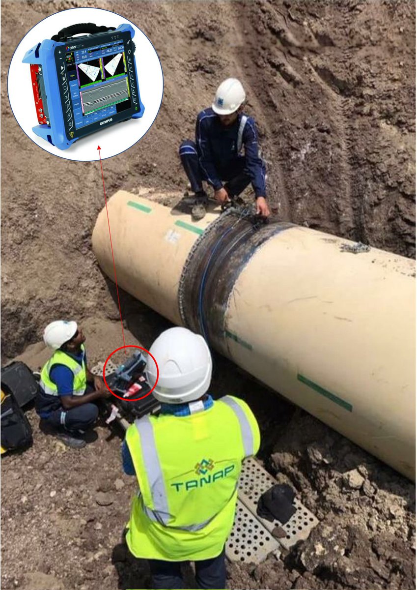 EpsilonNDT's tweet photo. Olympus MX2 is being used during Tanap Project by @InterconNDT A.Ş. https://t.co/1zhVErAxqo
