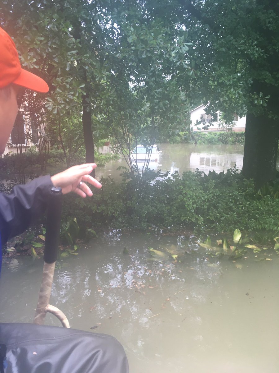 Rescue efforts from airboat