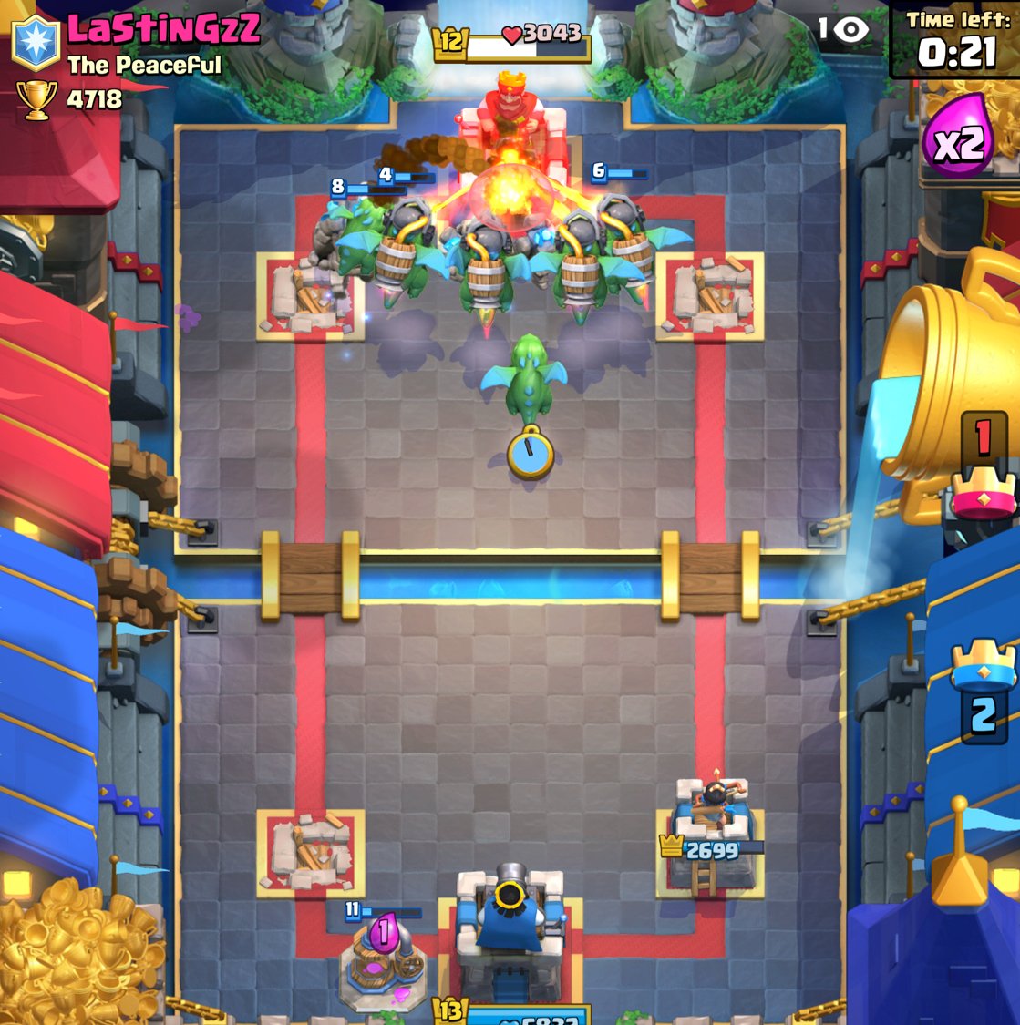 Crazy ladder decks, 2v2 madness &amp; 500 gem tourney when this hits 20 retweets!  Live now twitch.tv/gendrago_gaming @clashroyale <a href="/supercellgames/">Placeholder</a>