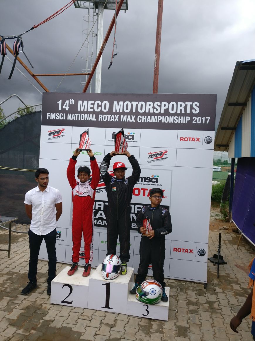 RallyNRace's tweet photo. #Ruhaan won the pre final and finished 2nd in the final in the 14th @MecoMotorsports @FMSCI National Rotex Max Championship 2017 https://t.co/JafygKcedf