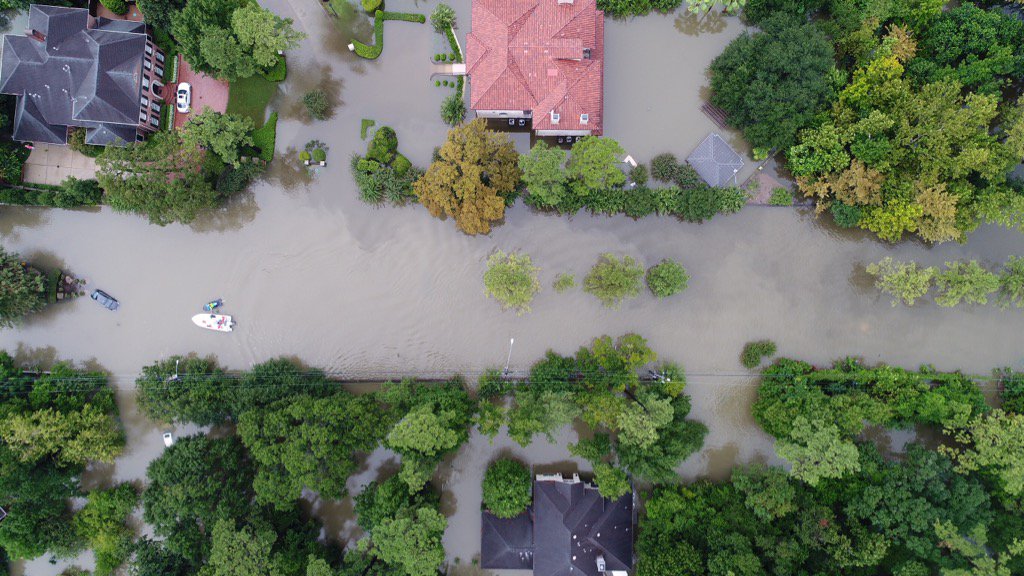 Rescue efforts of stranded motorists.