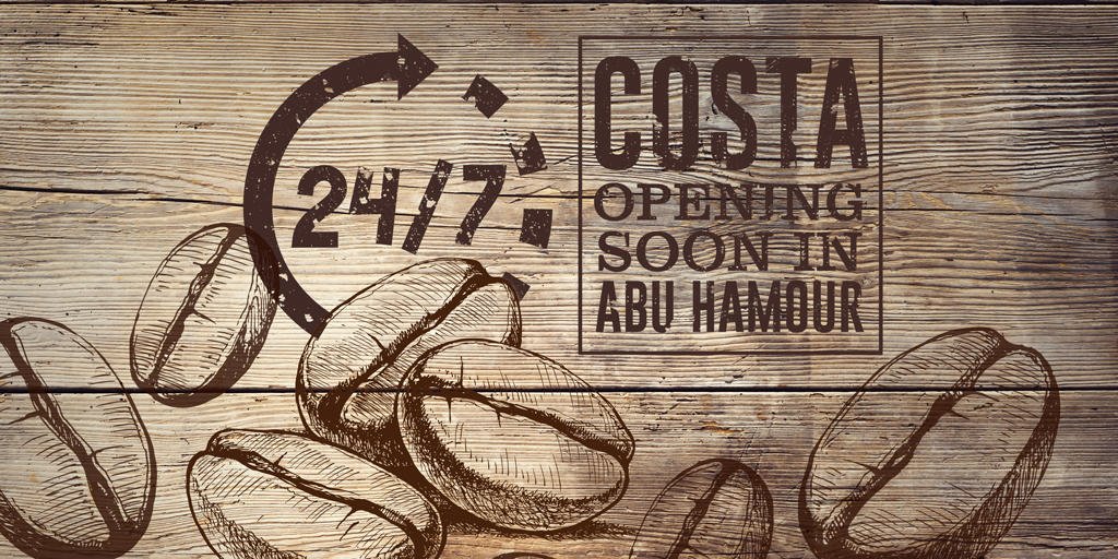 CostaCoffeeQa's tweet photo. فرع كوستا كوفي المتواجد في مجمع الهامور ٢  سيكون مفتوحا ٢٤ ساعة طوال ايام الاسبوع ! يرجى متابعتنا لمعرفة اخر المستجدات وتاريخ الافتتاح :) https://t.co/CfChGlxswL