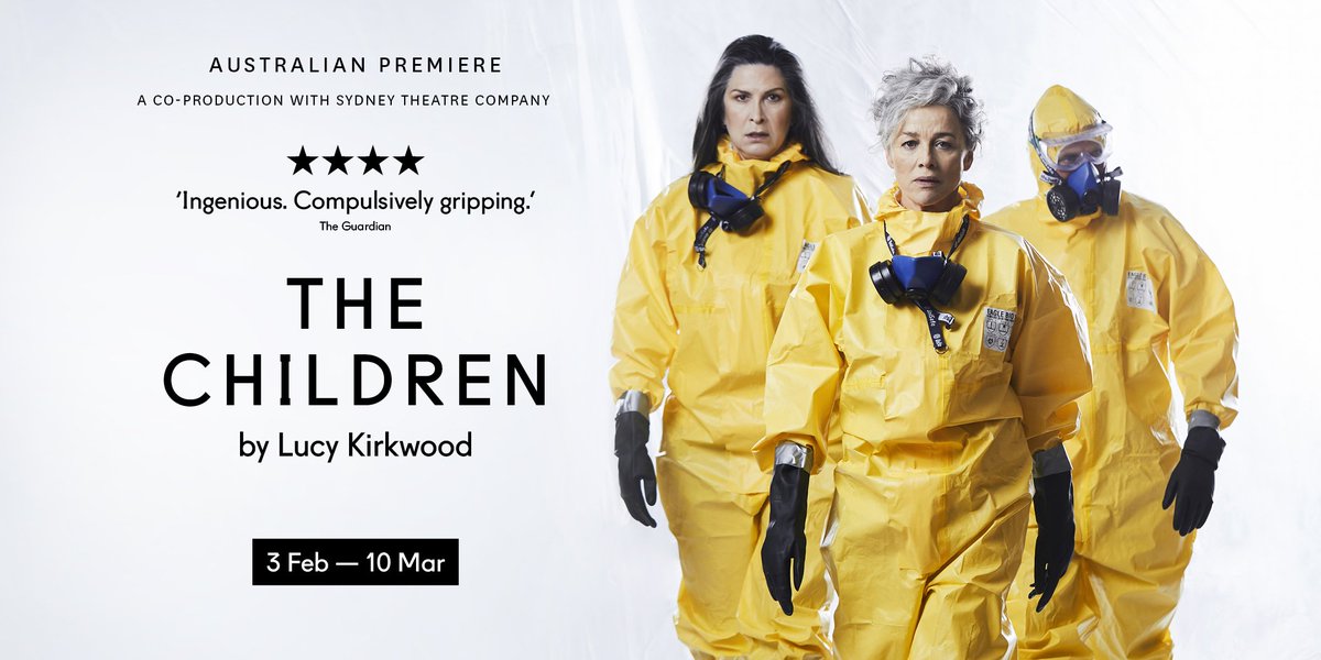 MelbTheatreCo's tweet photo. Sarah Peirse, Pamela Rabe &amp; William Zappa star in Lucy Kirkwood's brilliant drama, The Children. #MelbTheatre2018 https://t.co/QgGLJ8bQpf https://t.co/bhLr0c6JI2