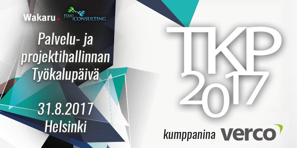 verco_tweets's tweet photo. Psst, ethän ole unohtanut. Työkalupäivät tämän viikon torstaina messukeskuksessa, nähdään siellä! #TKP2017 https://t.co/rlJDjVA1eC