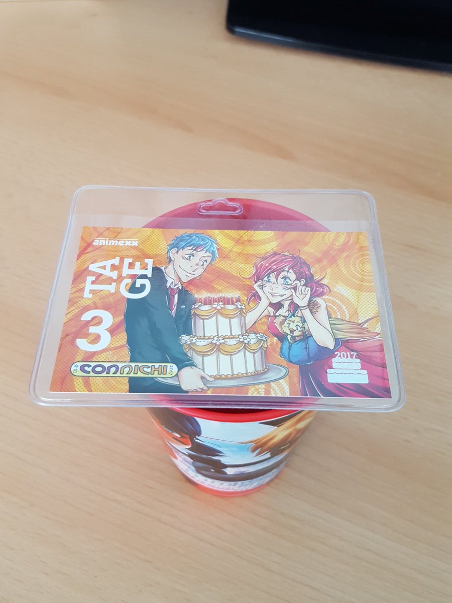 TakanariGermany's tweet photo. Ich hab ein 3-Tagesticket abzugeben. Freundin kommt leider doch nicht mit. 
Bitte RT.
#Connichi https://t.co/aCqdUWnI5X