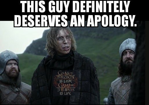 Admit it. 

#GoTS7 #winterishere #GameOfThrones #dragonandthewolf #GameOfThronesFinale