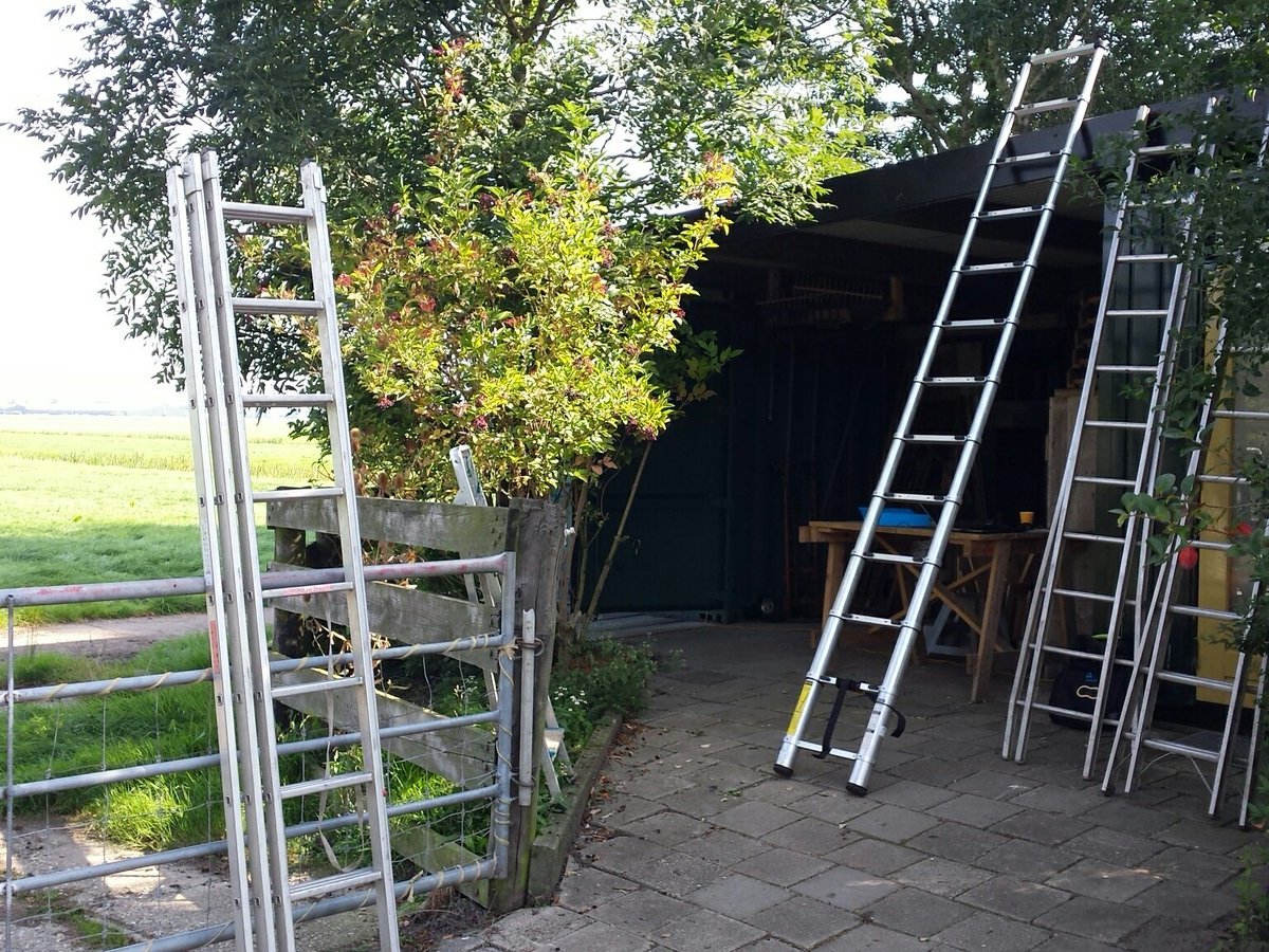 Vandaag een <a href="/degroenemotor/">De Groene Motor</a> ladderkeuring "project Goed Bezig" bij de landschapsbeheer groep van Vogelwerkgroep Koudekerk Hazerswoude e.o.
