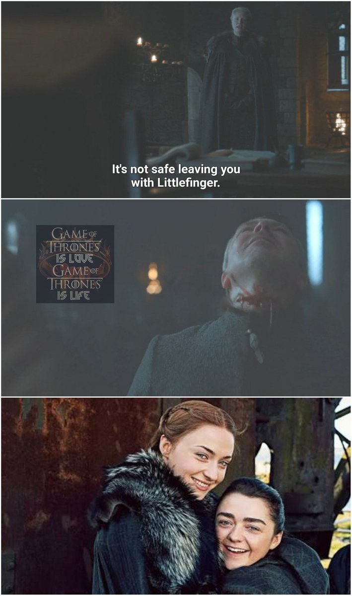 Stark sisters 👌

#GoTS7 #GameOfThrones #winterishere #GoTS7 #dragonandthewolf #GameOfThronesFinale