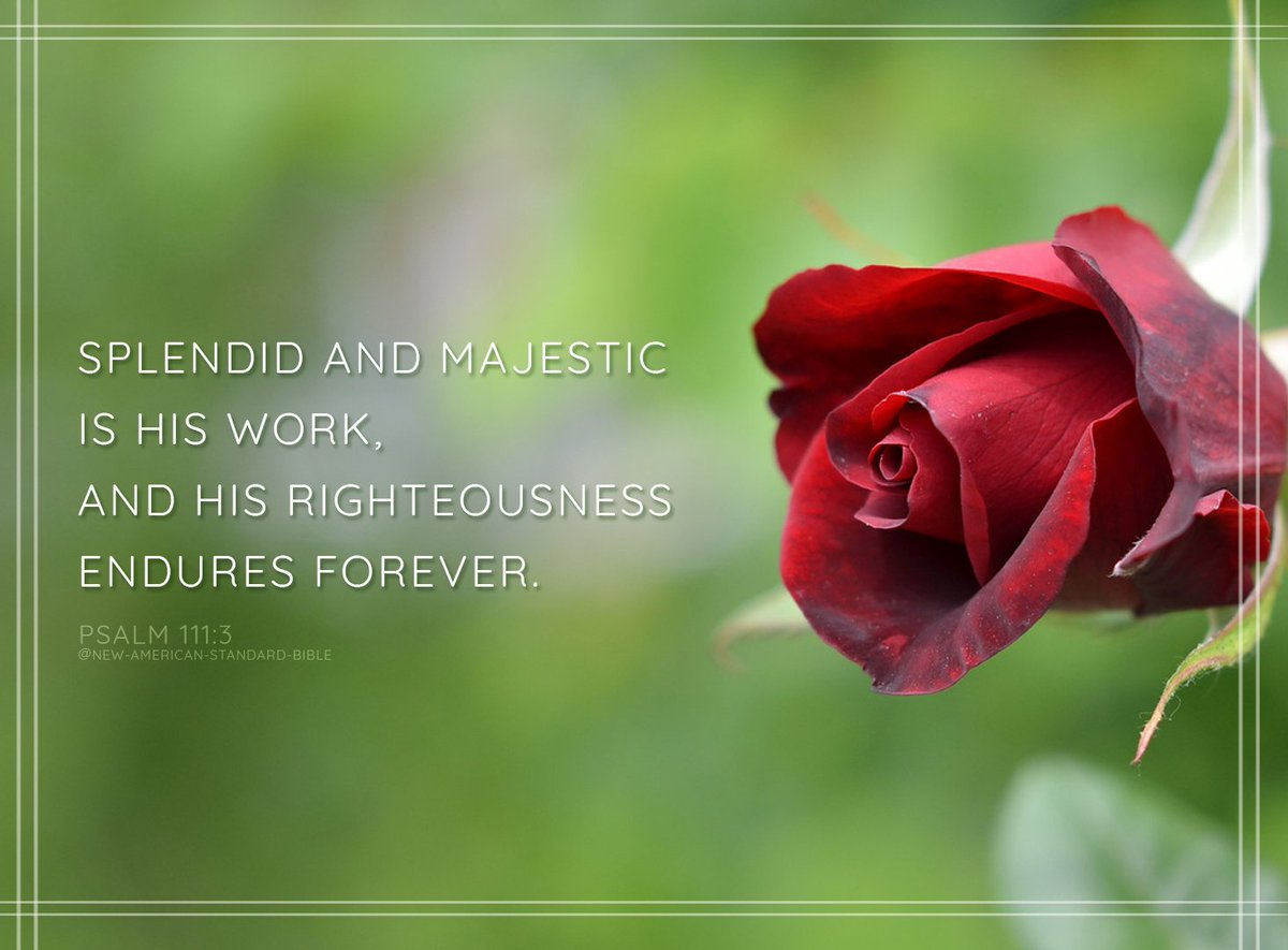 1God_Jesus's tweet photo. Psalm 111:3 https://t.co/gzyCaaKgE8