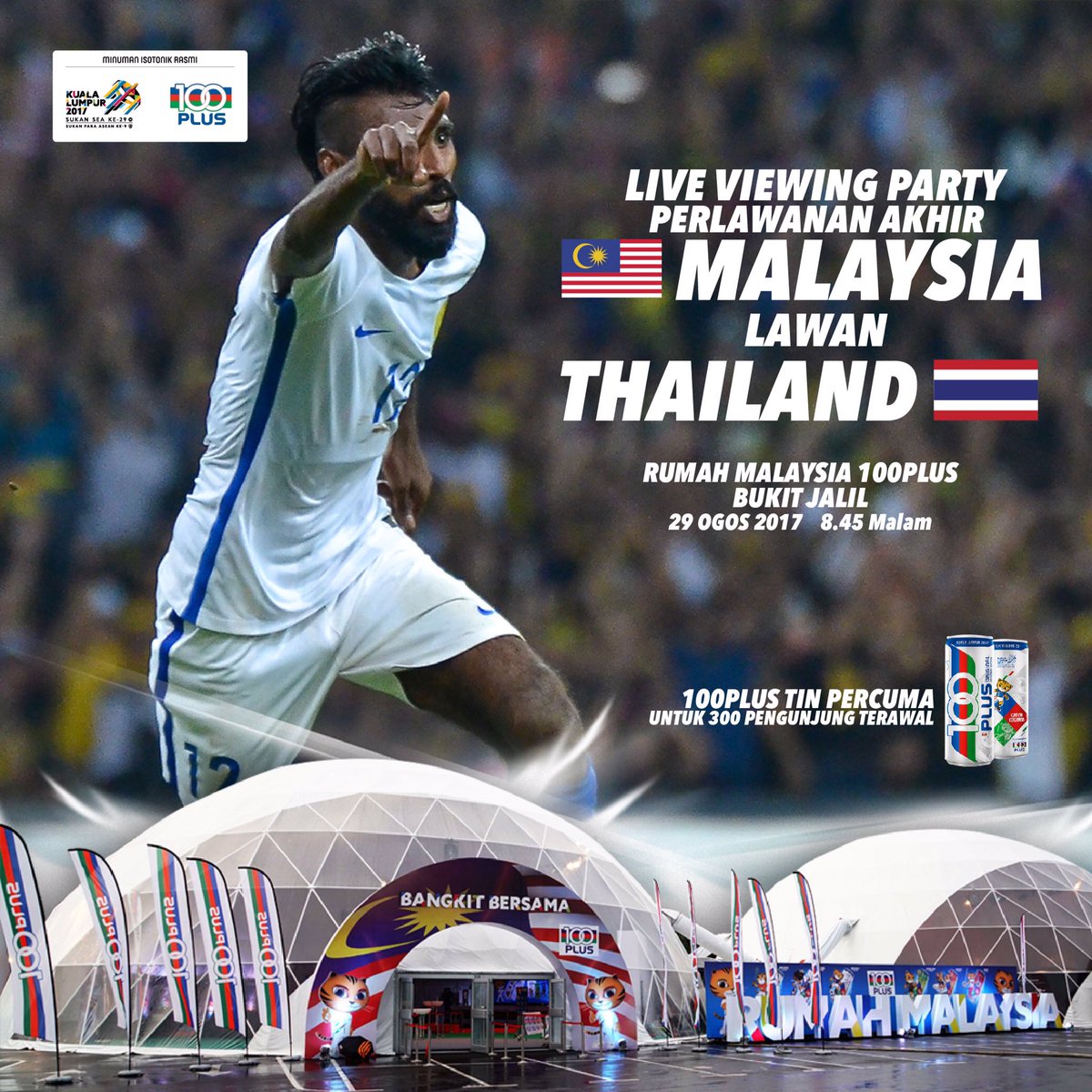 tauhidaziz's tweet photo. Pesanan khidmat masyarakat untuk yang tak dapat beli tiket bola final. Dua-dua free. Jangan cakap abang tak payung. https://t.co/REzvA2vGEU
