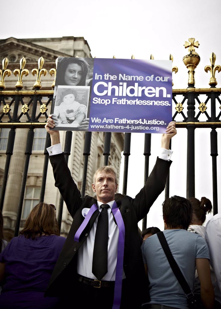 F4JOfficial's tweet photo. Why are 97% of parents deemed unfit to share in the parenting of their kids because they are men? #Fathers4Justice https://t.co/lN3zuIgo5Z