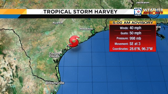 Here is the latest advisory on Harvey! https://t.co/k0gwzUDKau