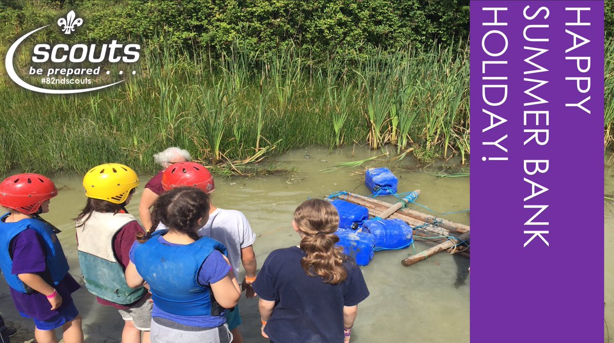 82ndScouts's tweet photo. Happy #BankHolidayMonday from all of us @82ndScouts , tweet us any pictures if you have been on an adventure over the weekend! https://t.co/zOuAfB4HFu