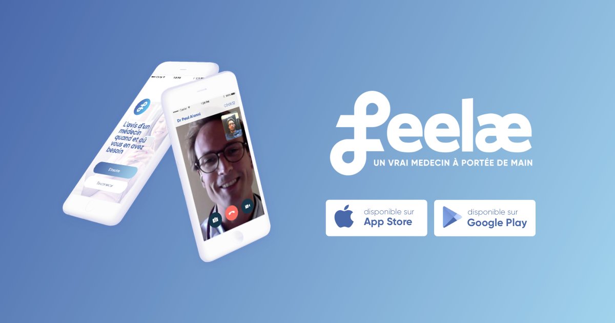 Consultez un médecin partout en France 7j/7 grâce aux app faites par DV :
➡️ IOS buff.ly/2vILAKa
➡️ Android buff.ly/2vHZsUR