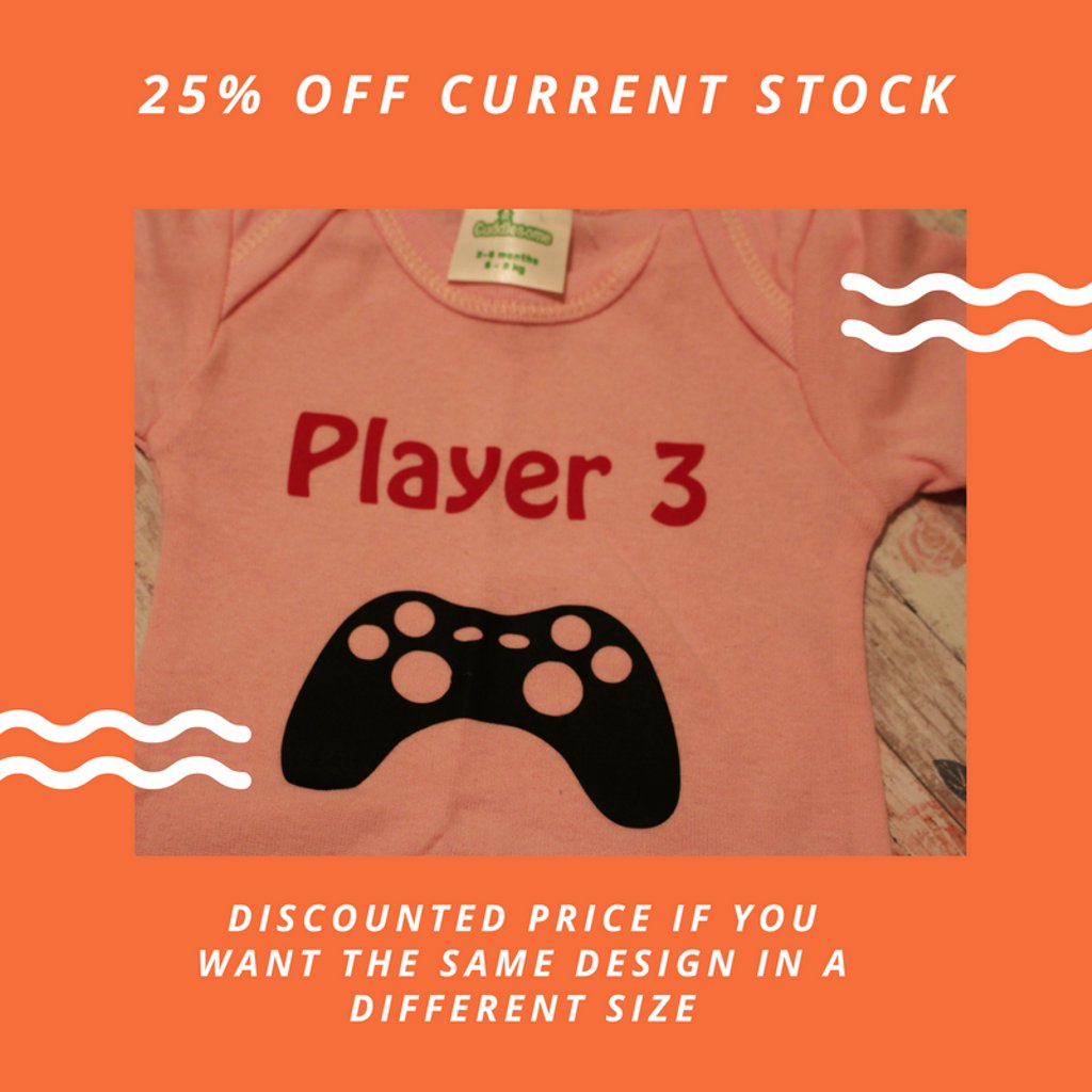 hhappinesssa's tweet photo. #helloworld #player3 #babyonesies #sale https://t.co/C0tps4r9jz